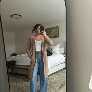 Abercrombie & Fitch Soft tan Cardigan
